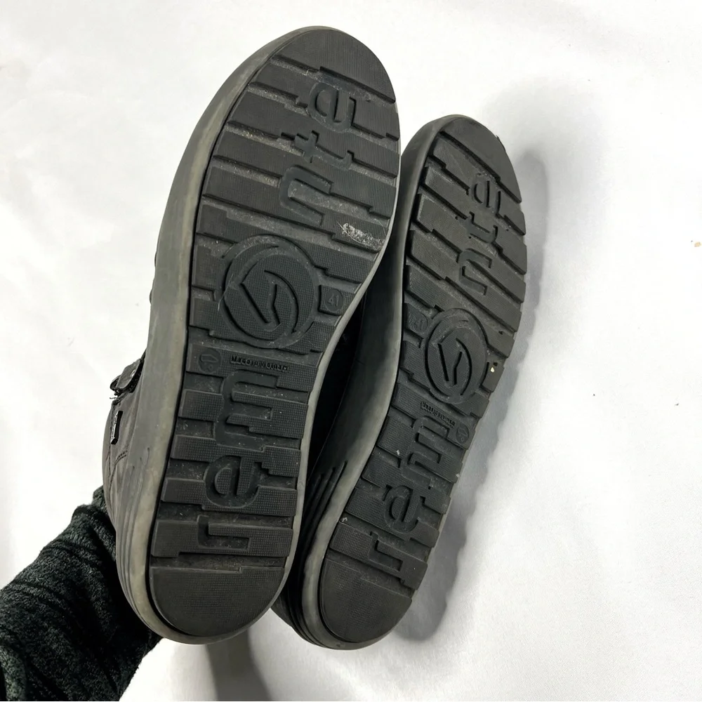 Remonte Softfoam Nubuck Leather Grey Flat Ankle Boots Shoes Size 41